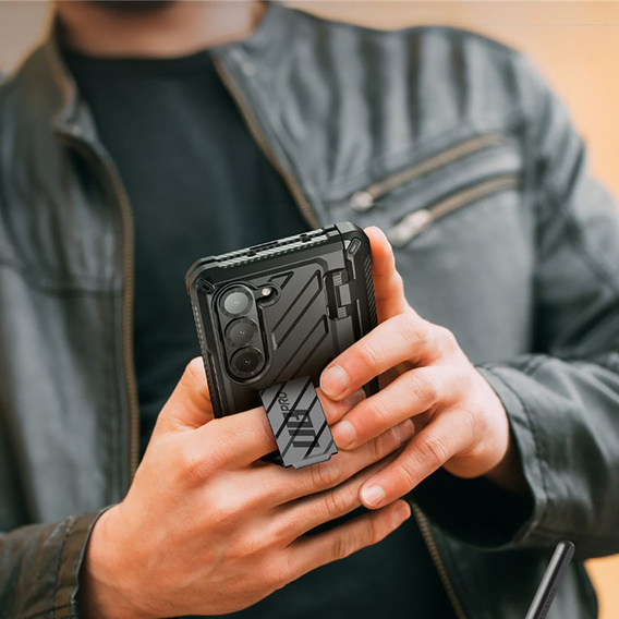 Pouzdro Supcase Unicorn Beetle Pro se sklem 9H a úložným prostorem pro Slim S-Pen pro Samsung Galaxy Z Fold6