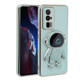 Pouzdro pro Xiaomi Poco F5 Pro, Astronaut, zelené