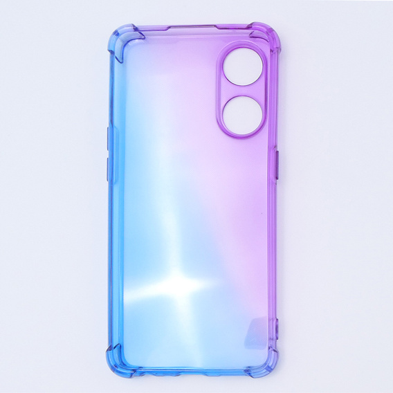 Pouzdro pro Oppo Reno8 T, Gradient Dropproof, Fialová / modrá