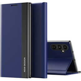 Klopové pouzdro pro Samsung Galaxy A14 4G/5G, Side Magnetic, námořnicky modré