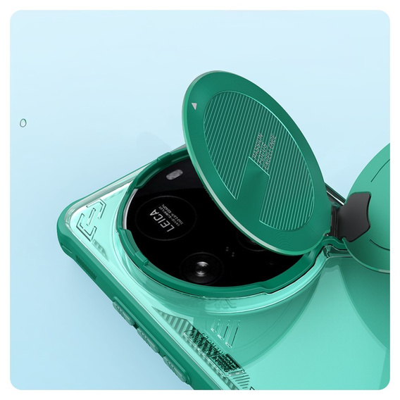 Pouzdro pro Xiaomi 15 Ultra, pancéřované Nillkin, Icelade Prop, zelené