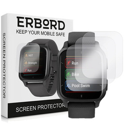 3x ERBORD Hydrogelová fólie pro Garmin Venu SQ 2