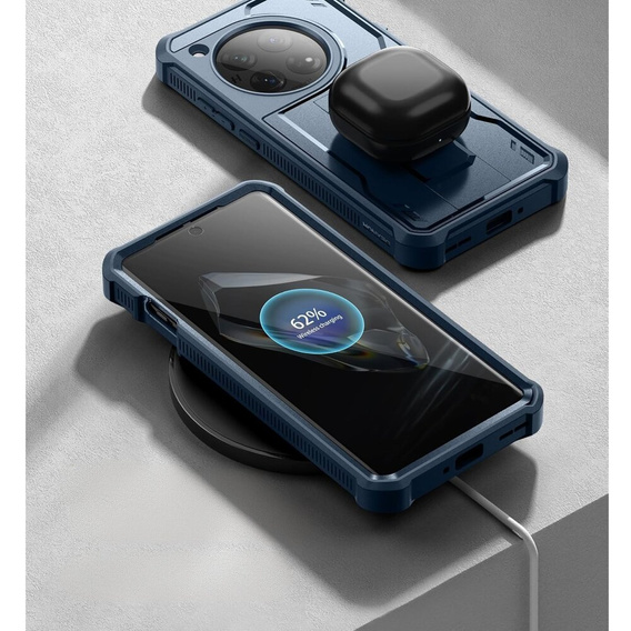 Pancéřové pouzdro pro OnePlus 12, Dexnor Full Body (Two Frames), modré