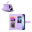 Flipové pouzdro Wallet Zipper Pocket pro Samsung Galaxy A17 5G, Wallet Zipper Pocket, fialové