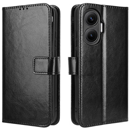 Crazy Horse Peněženkové flipové pouzdro pro Xiaomi Poco F7 5G