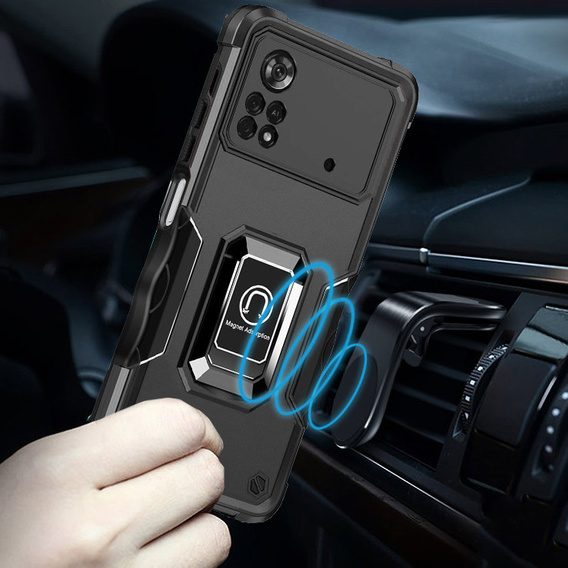 Pouzdro pro Xiaomi Poco X4 Pro 4G, Dual-Layer Armor, černé