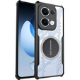 Pouzdro pro Oppo Reno 13, s magnetickou fólií, transparentní / černé