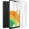 2x tvrzené sklo pro Samsung Galaxy A33 5G, ERBORD 9H Hard Glass na displeji