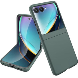 Pouzdro pro Motorola Razr 50 Ultra, PC Case, zelené