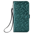 Klopové pouzdro pro Oppo Reno 14F, Wallet Rhombus, zelené