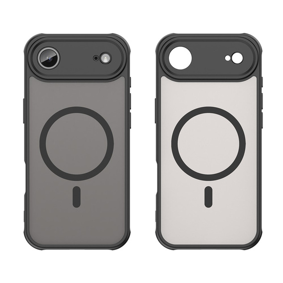 Matné pouzdro pro iPhone Air, pro MagSafe, s ochranou fotoaparátu, matně černé