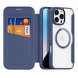 Pouzdro Dux Ducis pro iPhone 16 Pro, Skin X Pro, MagSafe, námořnicky modré