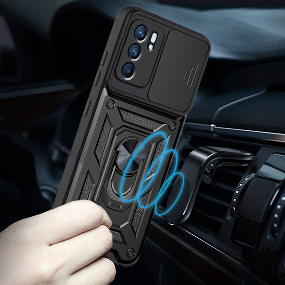 Pouzdro pro Oppo Reno 6 5G, CamShield Slide, černé