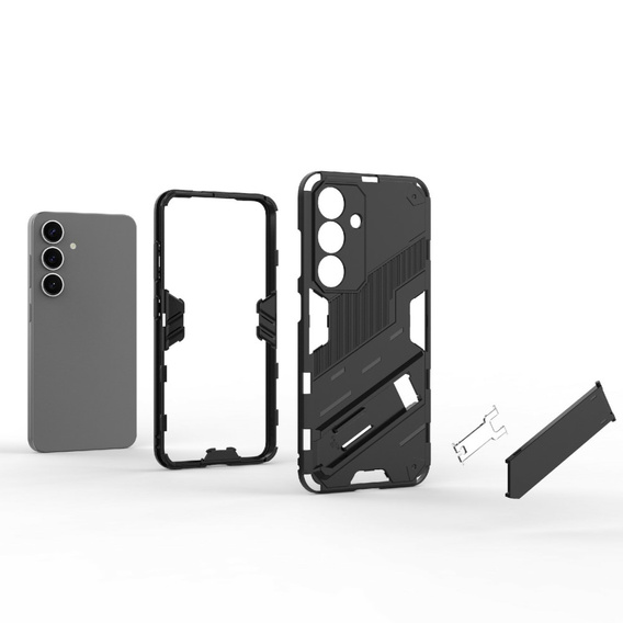 Pouzdro pro Samsung Galaxy A36 5G, Military kickstand, námořnicky modré