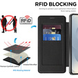RFID Wallet MagSafe pouzdro s klopou a ochranou fotoaparátu pro Samsung Galaxy S26, černé