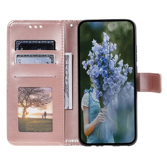 Klopové pouzdro pro Samsung Galaxy A55 5G, Mandala Flower, zelené