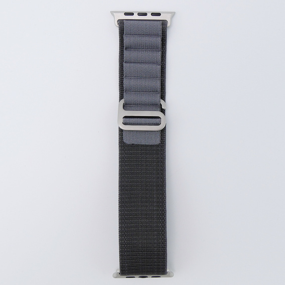 Nylonový řemínek pro Apple Watch 1/2/3/4/5/6/7/8/SE/ULTRA 42/44/45/49 mm, šedý