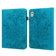 Pouzdro s klopou pro Lenovo Tab M9, flower, modré