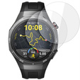 2x Tvrzené sklo ERBORD pro Huawei Watch GT 5 Pro 46mm, s montážním rámečkem