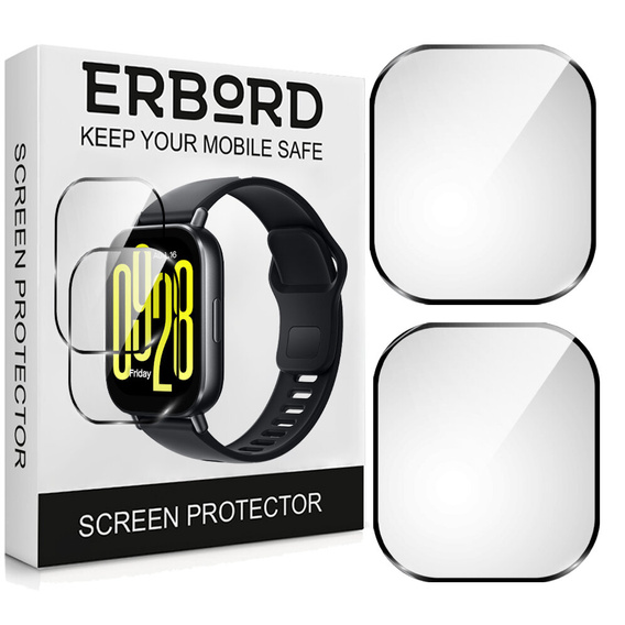 2x hybridní sklo ERBORD pro Xiaomi Redmi Watch 5 Active