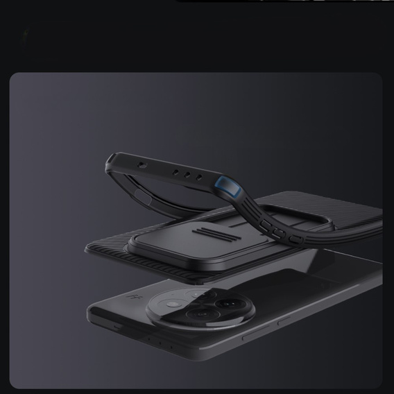 Pouzdro pro OnePlus 13, obrněné Nillkin, CamShield Pro, černé