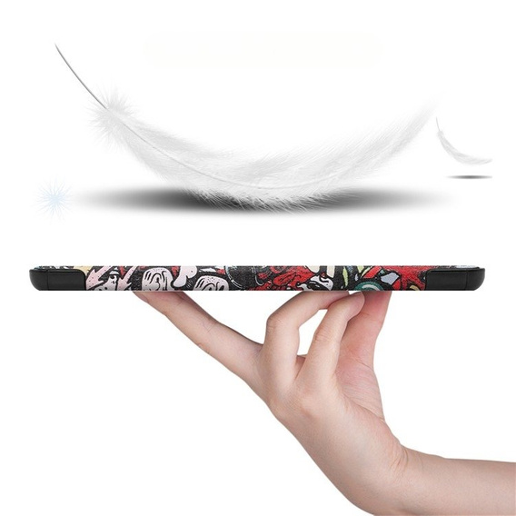 Pouzdro pro Samsung Galaxy Tab S9 Plus, Smartcase, graffiti