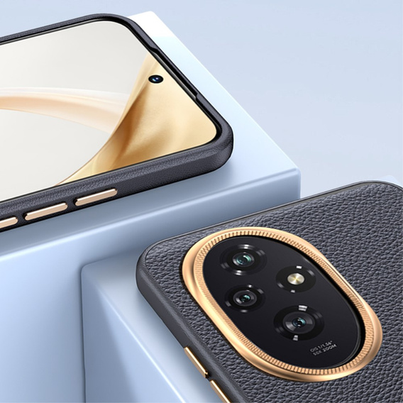 Kožené pouzdro pro Honor 200 Pro 5G, leather hybrid, černé