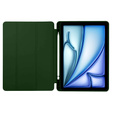 Pouzdro pro Apple iPad Air 11" 6 gen. 2024 (A2902, Smartcase s prostorem pro stylus, tmavě zelené