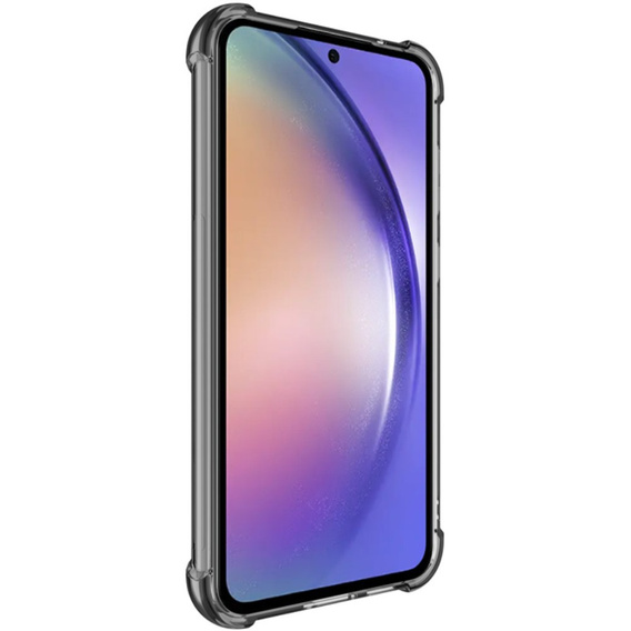 IMAK pouzdro pro Samsung Galaxy S23 FE, Dropproof, transparentní / černé