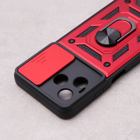 Pouzdro pro Oppo A98 5G, CamShield Slide, červené