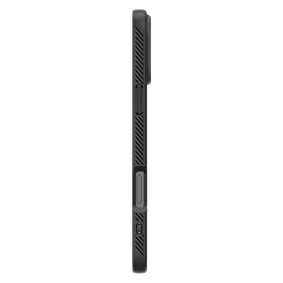 Pouzdro Spigen pro iPhone 16 Pro Max, Liquid Air, černé + 9H tvrzené sklo