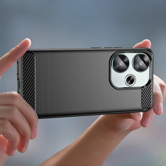 Pouzdro pro Xiaomi Redmi 13, Carbon, černé