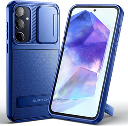 Pouzdro pro Samsung Galaxy A55 5G, Suritch Kickstand, modré