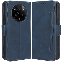 Klopové pouzdro pro Realme 14 Pro 5G, Card Slot, námořnicky modré