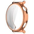 Pouzdro 2v1 s ochranou displeje pro Huawei Watch GT 5 Pro 42mm, růžové rose gold