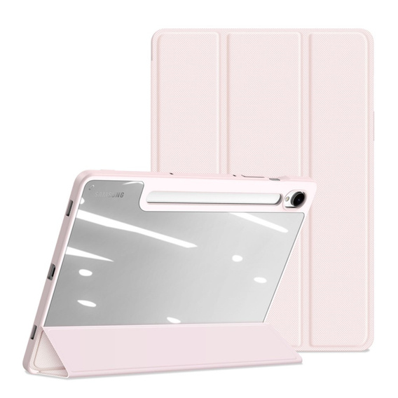 Pouzdro pro Samsung Galaxy Tab S10 Lite / S10 FE / S9 FE, Dux Ducis TOBY, růžové
