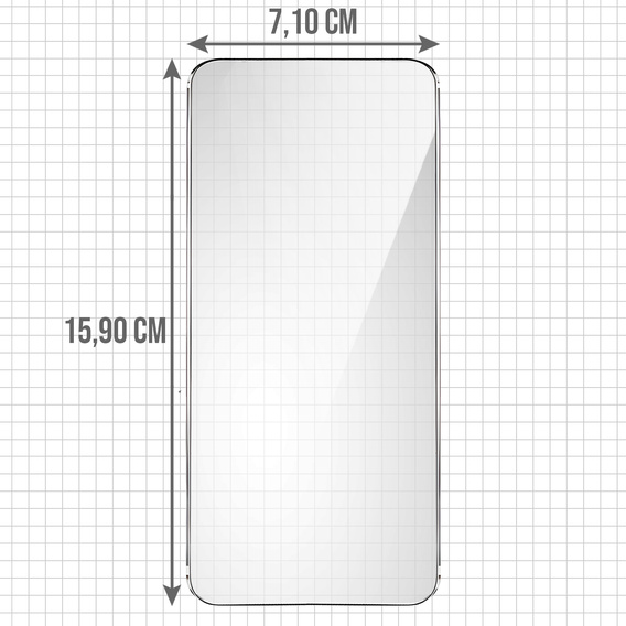 2x tvrzené sklo pro Xiaomi Redmi Note 12 4G/5G / POCO X5 5G, ERBORD 9H Hard Glass na displeji