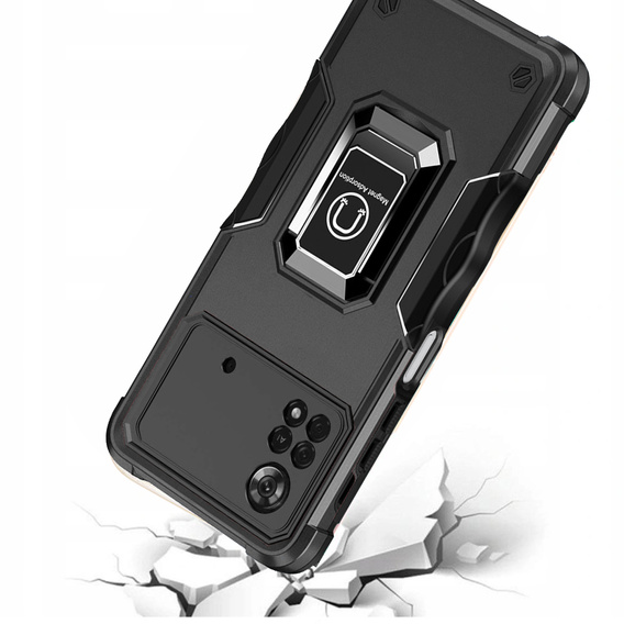 Pouzdro pro Xiaomi Poco X4 Pro 4G, Dual-Layer Armor, černé