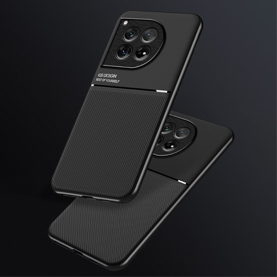 Pouzdro pro OnePlus 12 5G, s magnetickým úchytem, černé