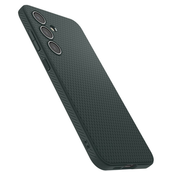 Pouzdro Spigen pro Samsung Galaxy S24 FE, Liquid Air, zelené + 9H tvrzené sklo