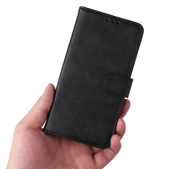 Klopové pouzdro pro Samsung Galaxy A34 5G, Leather Wallet, černé