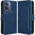 Klopové pouzdro pro Vivo Y19s, Card Slot, námořnicky modré