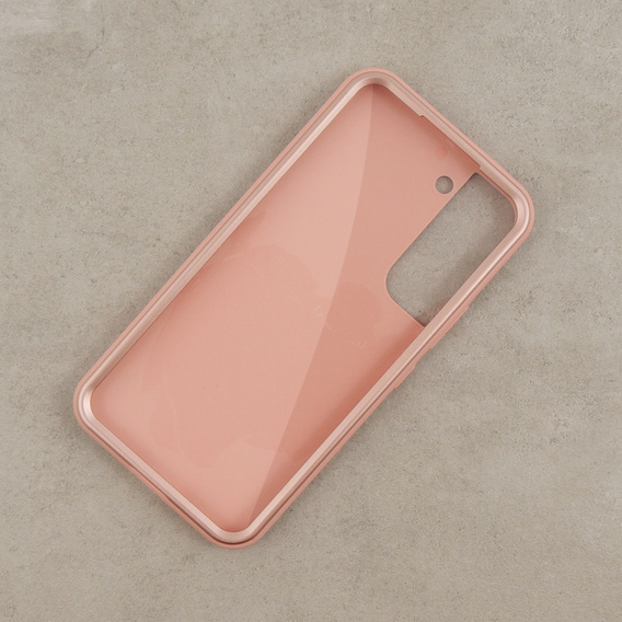 Pouzdro pro Samsung Galaxy S22, Suritch Full Body, růžové rose gold