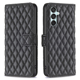 Klopové pouzdro pro Samsung Galaxy M15 5G, Wallet, BINFEN COLOR, černé