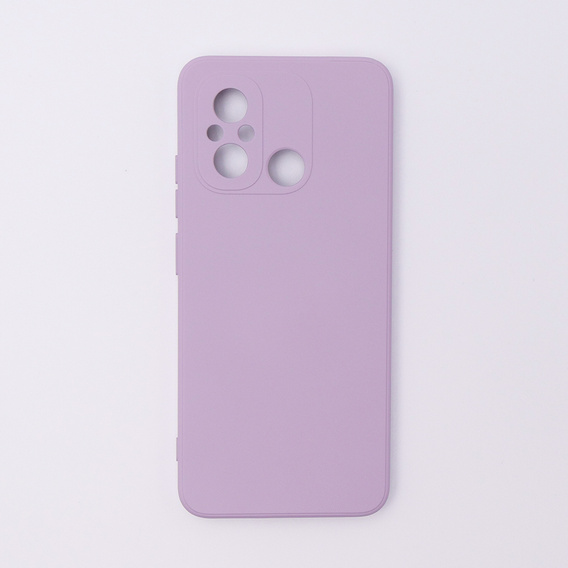 Pouzdro pro Xiaomi Redmi 12C, Silicone Lite, fialové