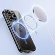 Pouzdro pro iPhone 12 Pro, Electro MagSafe, černé + sklo na displej