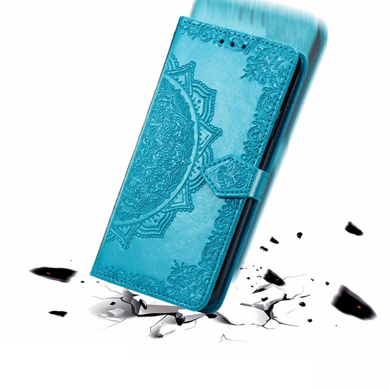 Klopové pouzdro pro Motorola Moto G24 / G24 Power / G04, Mandala, modré