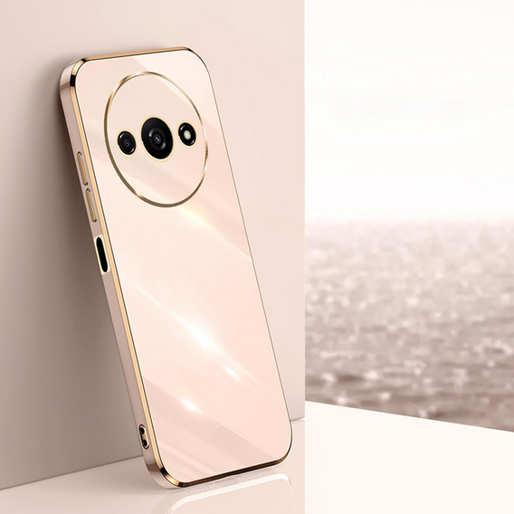 Pouzdro pro Xiaomi Redmi A3, Glamour CamShield, růžové rose gold