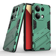 Pouzdro pro Xiaomi Redmi Note 13 Pro 4G / Xiaomi Redmi Note 14S / Xiaomi Poco M6 Pro 4G, Military kickstand, zelené