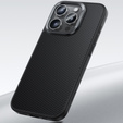 Pouzdro BENKS Kevlar pro iPhone 16 Pro Max, pro MagSafe, Carbon Fiber, černé